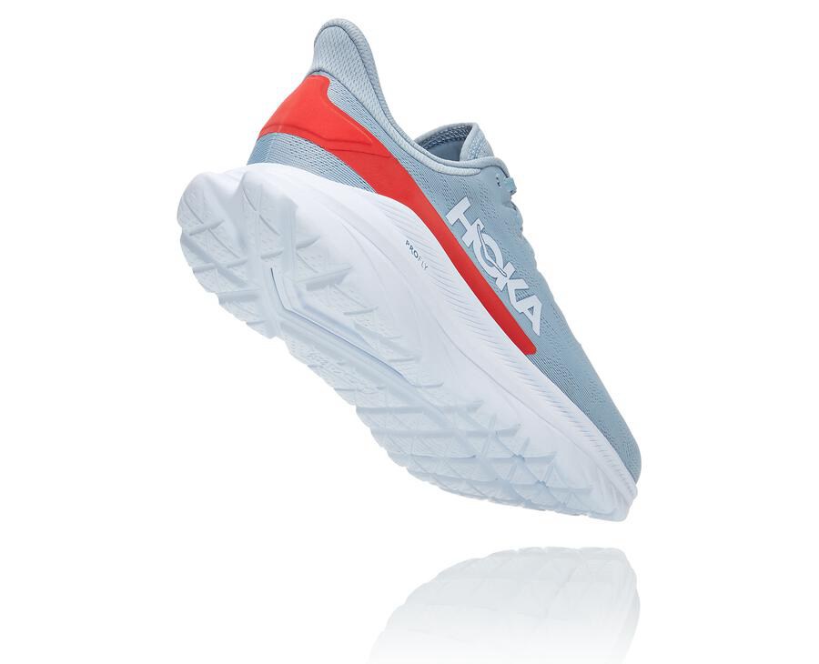 Hoka One One Koşu Ayakkabısı Erkek Mavi/Beyaz - Mach 4 - HU0851647